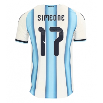 Billige Fotballdrakt Argentina Giuliano Simeone #17 Replika Hjemmedrakt VM 2026 Kortermet